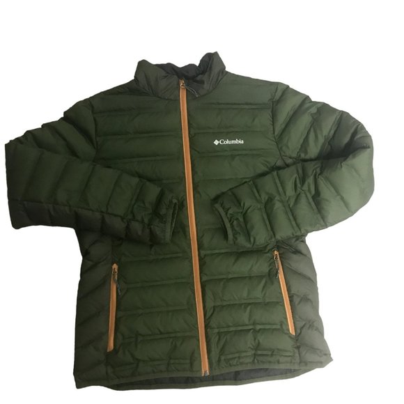 Columbia Other - Columbia Men's Size Large Green 650 Fill Duck Down Light Puffer Jacket